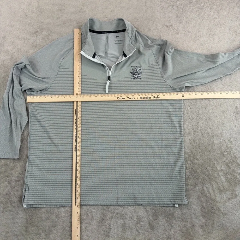 Nike‎ Dri Fit ADV x Whistling Straits Golf  1/4 Zip Performance Grey Men XL NWOT